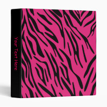 Roze Zebra Stripe 3 Ring Multomap