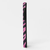 Roze Zebra Stripe achtergrond Case-Mate iPhone Case (Achterkant/links)