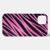 Roze Zebra Stripe Achtergrond Case-Mate iPhone Case (Achterkant (horizontaal))