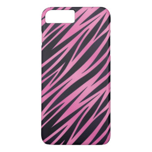 Roze Zebra Stripe achtergrond Case-Mate iPhone Case