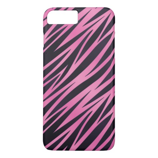 Roze Zebra Stripe achtergrond Case-Mate iPhone Case (Achterkant)