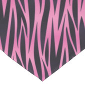 Roze Zebra Stripe achtergrond Korte Tafelloper (Hoek)