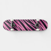 Roze Zebra Stripe achtergrond Persoonlijk Skateboard (Horizontaal)