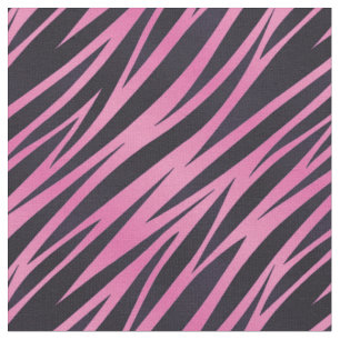 Roze Zebra Stripe achtergrond Stof