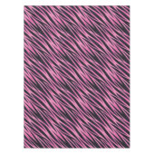Roze Zebra Stripe achtergrond Tafelkleed (Voorkant)