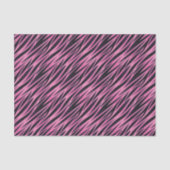 Roze Zebra Stripe achtergrond Tissuepapier (Voorkant)