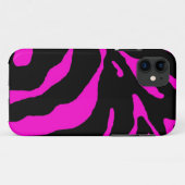 Roze Zebra Stripe Animal Print Case-Mate iPhone Case (Achterkant (horizontaal))