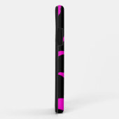 Roze Zebra Stripe Animal Print Case-Mate iPhone Case (Achterkant/rechts)