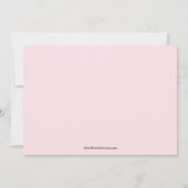 Roze Zebra Sweet Sixteen Birthday Uitnodiging (Achterkant)