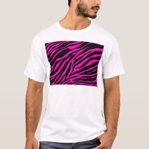 roze zebra t-shirt