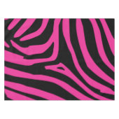 Roze Zebra Tafelkleed (Voorkant (Horizontaal))