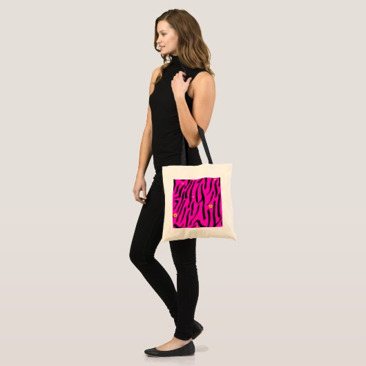 Roze Zebra Tas (Voorkant (model))