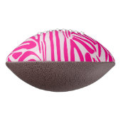 Roze zebraprint american football (Gedraaid 90)