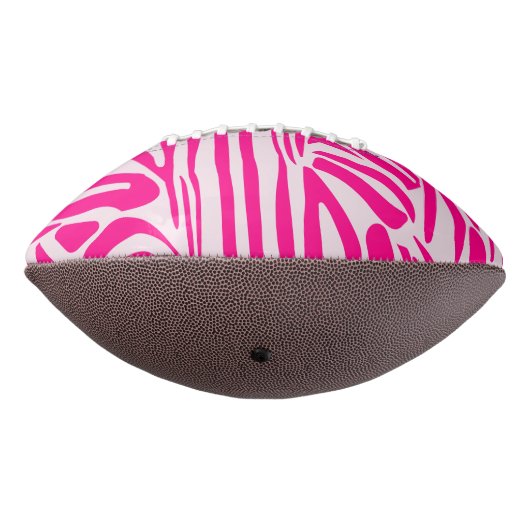 Roze zebraprint american football (Gedraaid 270)