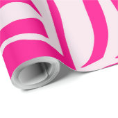 Roze zebraprint cadeaupapier (Rol Hoek)