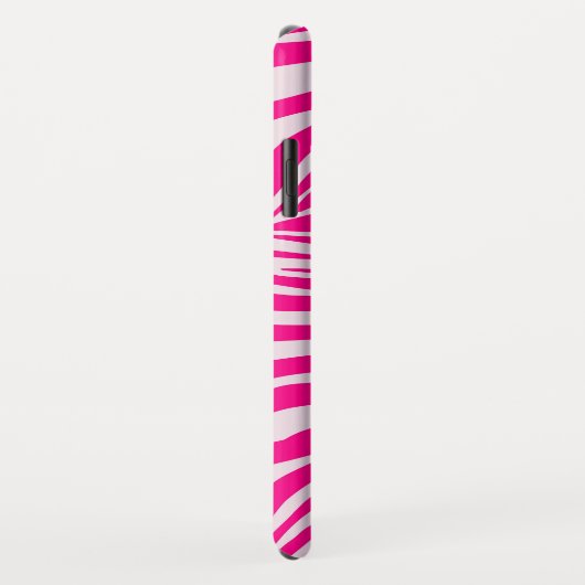 Roze zebraprint Case-Mate iPhone case (Achterkant/rechts)