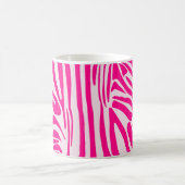 Roze zebraprint koffiemok (Center)