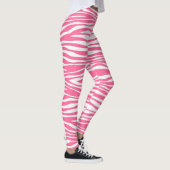 roze zebraprint leggings (Rechts)