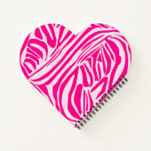 Roze zebraprint notitieboek (Achterkant)