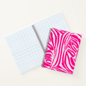 Roze zebraprint notitieboek (Binnen)