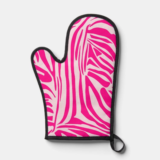 Roze zebraprint ovenwant (Voorkant)