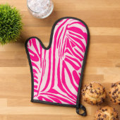 Roze zebraprint ovenwant (Top down)