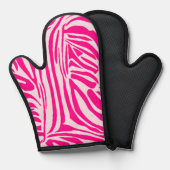 Roze zebraprint ovenwant (Voorkant / Achterkant)
