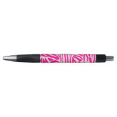 Roze zebraprint pen (Voorkant)
