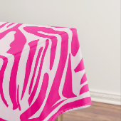 Roze zebraprint tafelkleed (Voorbeeld)