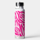 Roze zebraprint waterfles (Rechts)