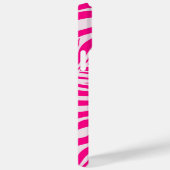 Roze zebraprintpatroon Case-Mate iPhone case (Achterkant / Rechts)