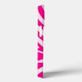 Roze zebraprintpatroon Case-Mate iPhone case (Achterkant / Rechts)