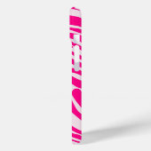 Roze zebraprintpatroon Case-Mate iPhone case (Achterkant / Links)