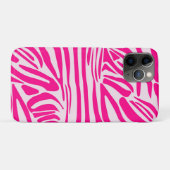 Roze zebraprintpatroon Case-Mate iPhone case (Achterkant (horizontaal))