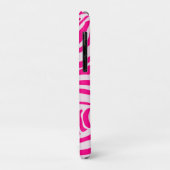 Roze zebraprintpatroon Case-Mate iPhone case (Achterkant/links)