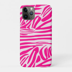 Roze zebraprintpatroon Case-Mate iPhone case