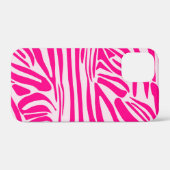 Roze zebraprintpatroon Case-Mate iPhone case (Achterkant (horizontaal))