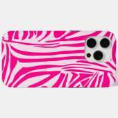 Roze Zebraprintpatroon Case-Mate iPhone Case (Achterkant (horizontaal))