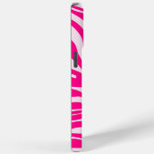 Roze Zebraprintpatroon Case-Mate iPhone Case (Achterkant / Rechts)