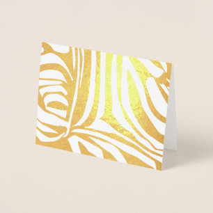 Roze zebraprintpatroon folie kaarten