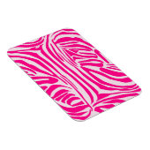 Roze zebraprintpatroon magneet (Rechterzijde)