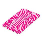 Roze zebraprintpatroon magneet (Linkerzijde)