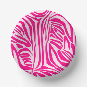 Roze zebraprintpatroon papieren kommen