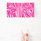 Roze zebraprintpatroon spandoek (Insitu)