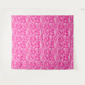 Roze zebraprintpatroon wandkleed (Voorkant (horizontaal))