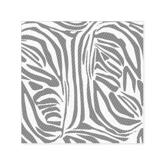 Roze Zebraprintpatroon Zelfinktende Stempel (Design)