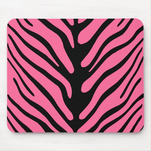 Roze zebrastripes muismat (Voorkant)