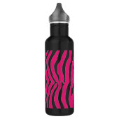 Roze zebrastripes waterfles  (Links)