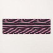 Roze zebrastripes yogamat (Achterkant (horizontaal))