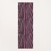 Roze zebrastripes yogamat (Voorkant)